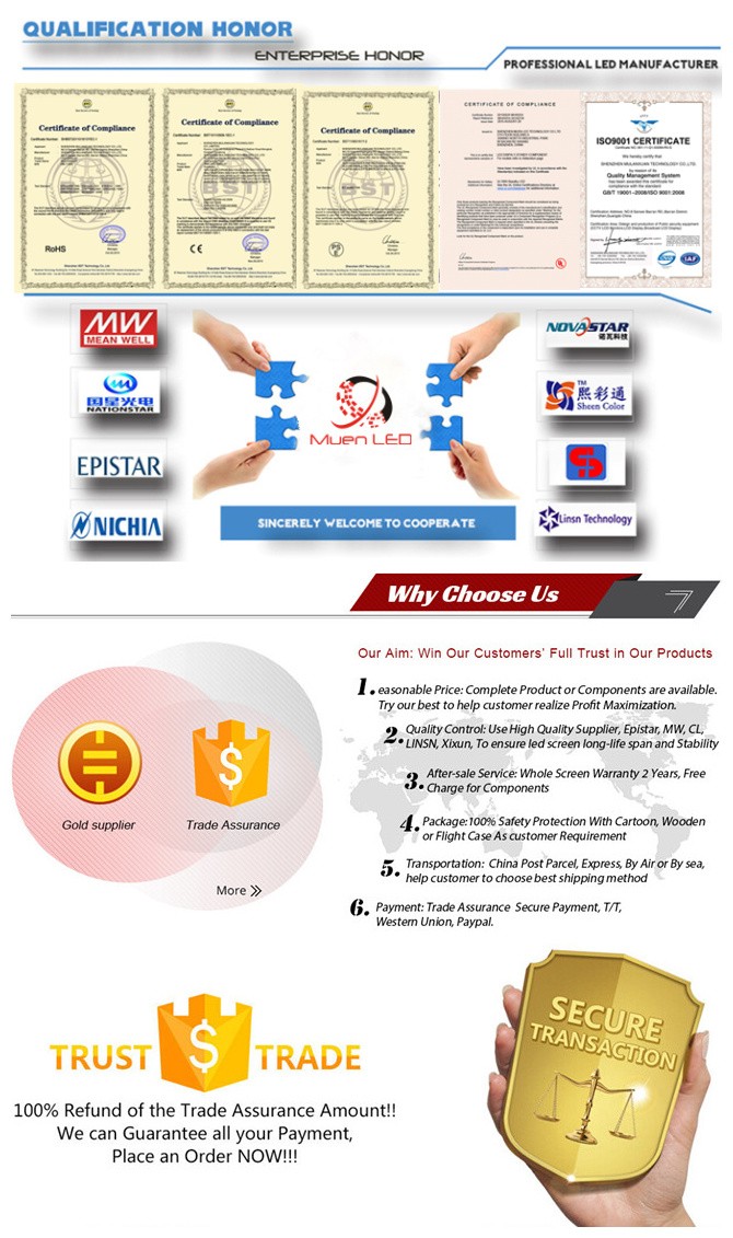 Kinglight SMD RGB Muen P10 на открытом воздухе привело модуль 1/4scan 22