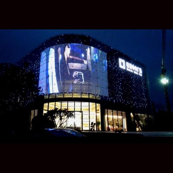 P10 подгоняло на открытом воздухе прозрачный экран дисплея приведенный 10