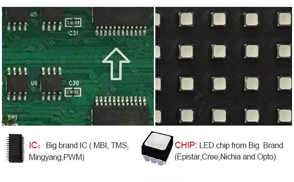 Модуль дисплея СИД полного цвета P4 Smd крытый 4
